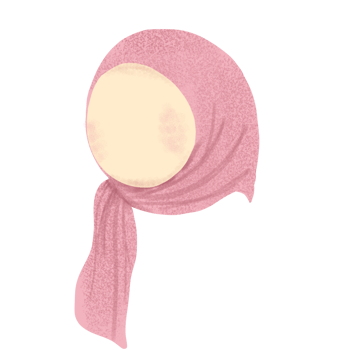 Hijab Cartoon Illustration png