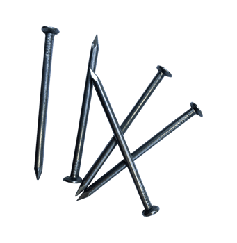 pile of iron nails isolated png