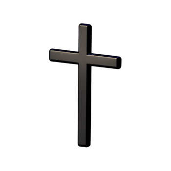 christian cross 3d rendering icon illustration png