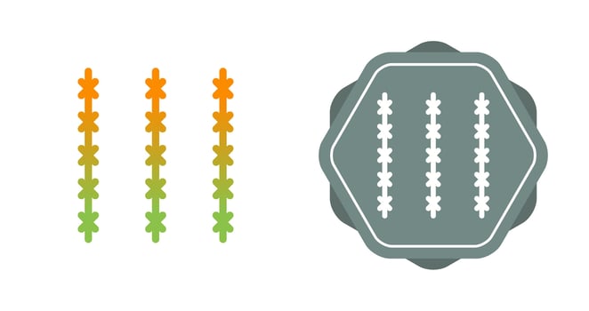 Pointed Wire Vector Icon