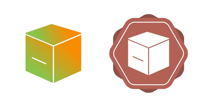 Cube Vector Icon