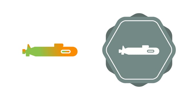 Submarine Vector Icon