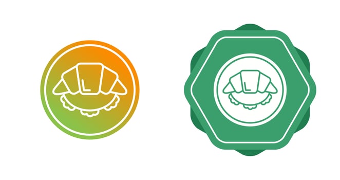 Croissant Vector Icon