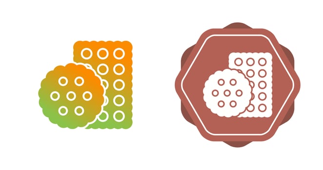 Biscuit Vector Icon