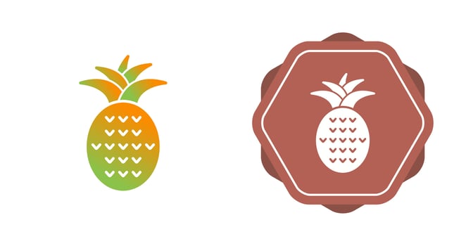 Pineapple Vector Icon