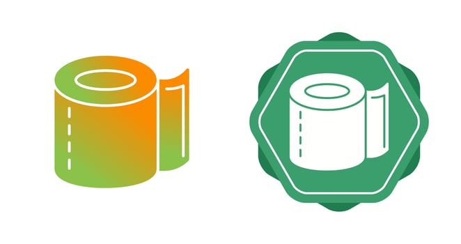 Toilet Paper Vector Icon