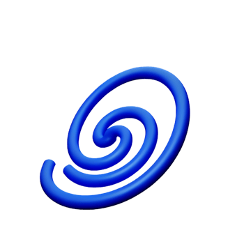 spiral 3d rendering icon illustration png