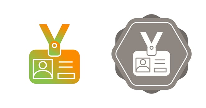 Id Card Vector Icon