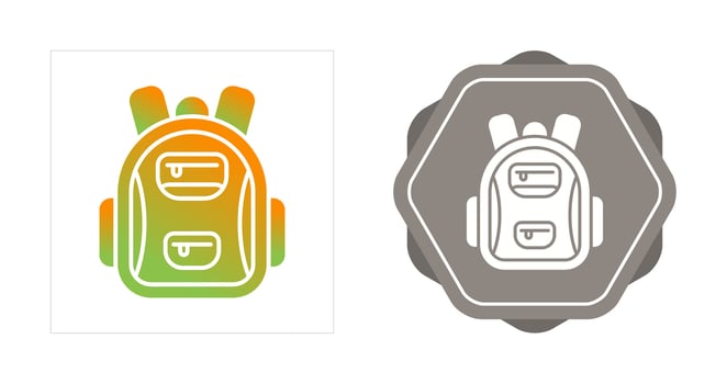 School Bag Vector Icon