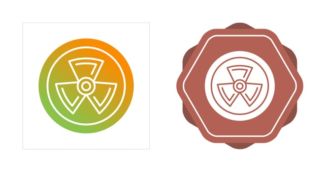 Radiation Vector Icon