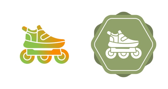 Roller Skates Vector Icon