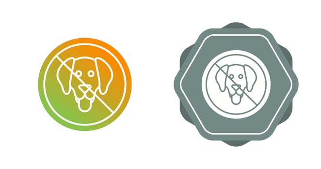 No Pets Allowed Vector Icon