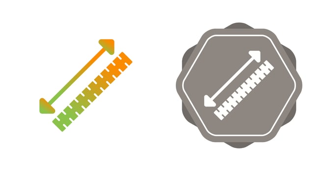 Measuring Tape Vector Icon
