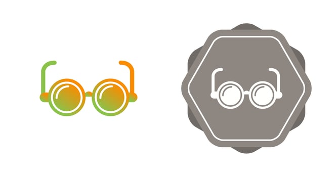 Eyeglasses Vector Icon