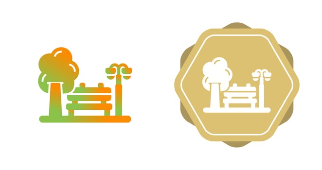 Park Vector Icon