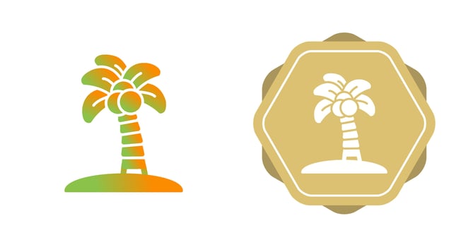 Palm Tree Vector Icon