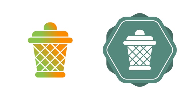 Dustbin Vector Icon