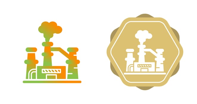 Factory Vector Icon