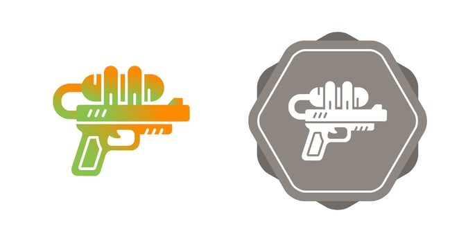 Water Gun Vector Icon