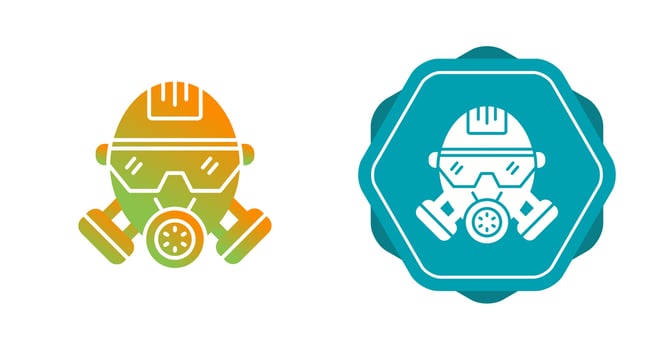 Gas Mask Vector Icon
