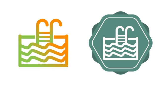Swimming Pool Vector Icon