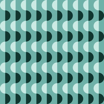 Abstract small with green color half circles seamless pattern for web, print, textile, wallpaper, gift wrapping paper and other. vector