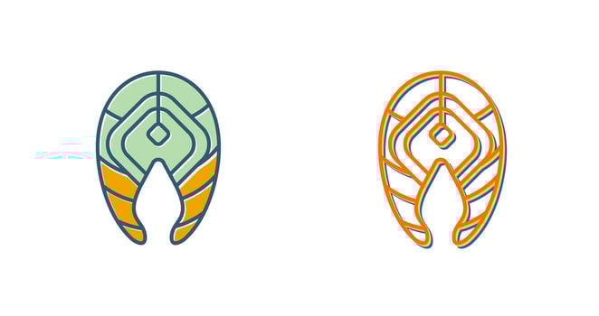 Salmon Vector Icon