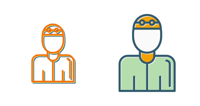 Swimmer Vector Icon