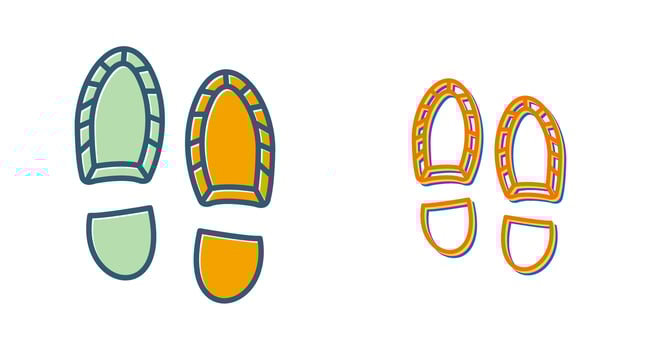 Footprint Vector Icon