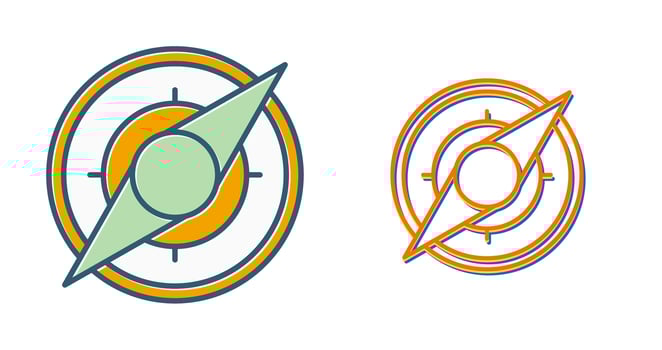 Compass Vector Icon