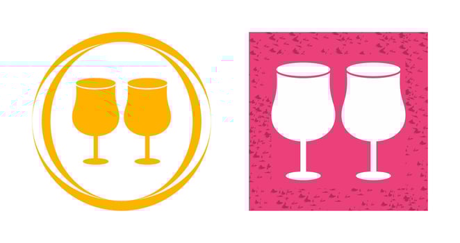 Party Glasses Vector Icon