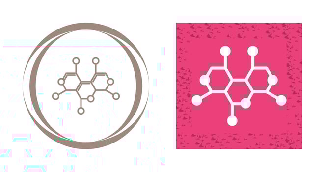 Molecule Structure Vector Icon