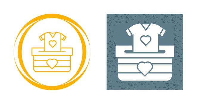 Cloth Donate Vector Icon