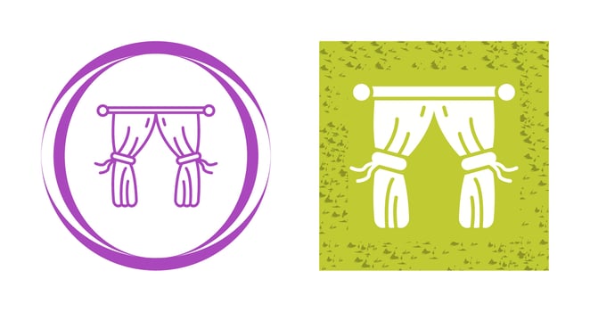 Curtains Vector Icon