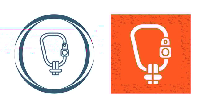 Carabiner Vector Icon