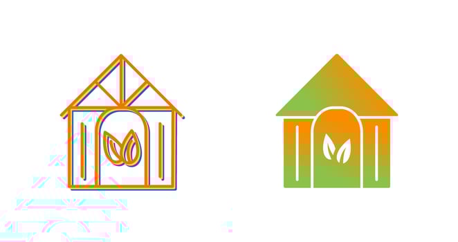 Eco friendly Building Vector Icon