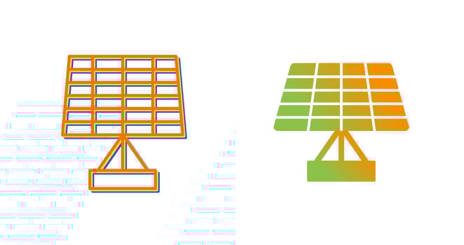 Solar Panel Vector Icon