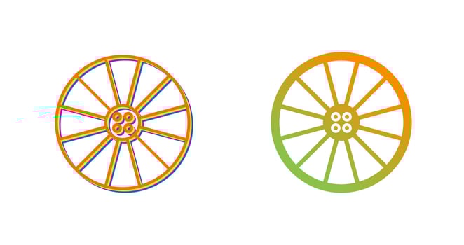 Wheel Vector Icon