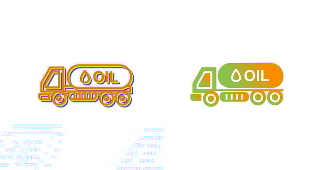 Tank Truck Vector Icon