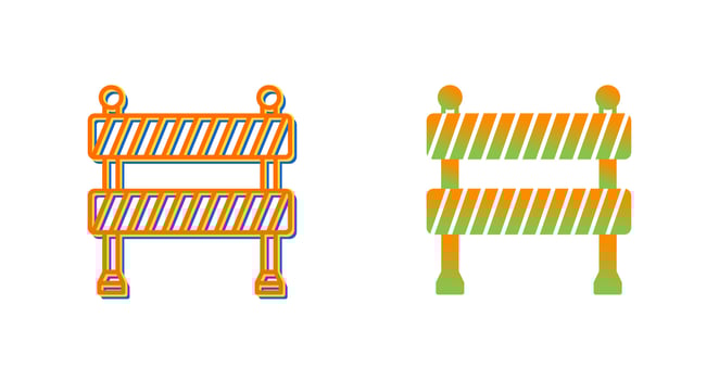 Barricade Vector Icon