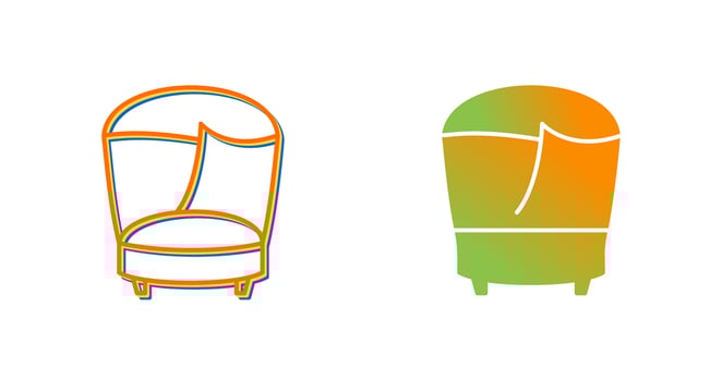 Stylish Chair Vector Icon