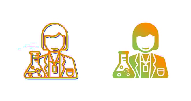 Scientist Vector Icon