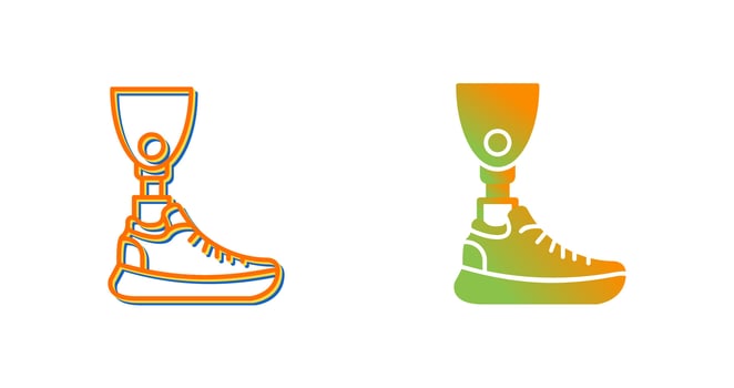 Prosthesis Vector Icon