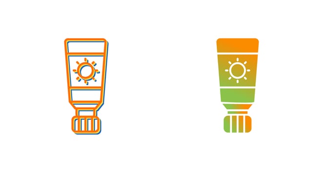 Sunscreen Vector Icon