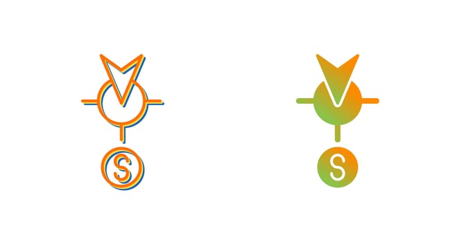 South Vector Icon