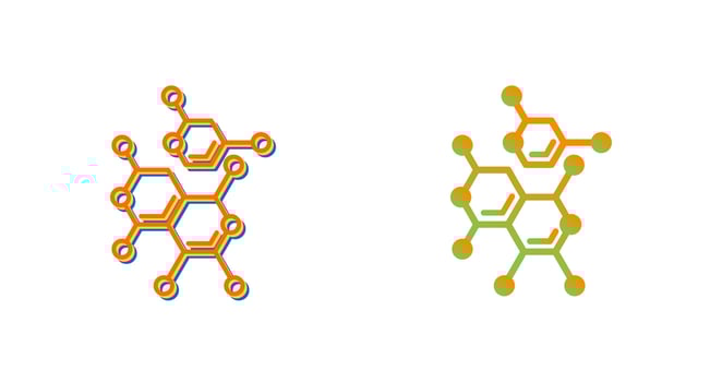 Molecules Vector Icon