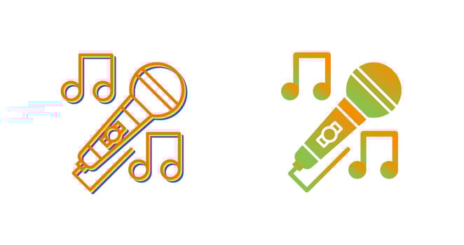 Karaoke Vector Icon