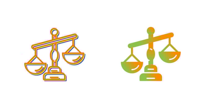 Inequality Vector Icon