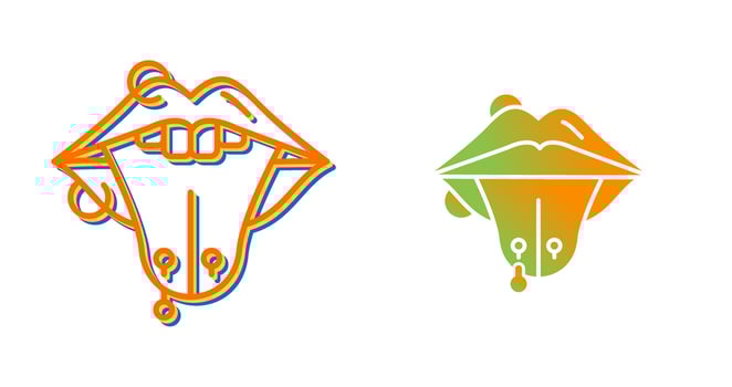 Piercing Vector Icon