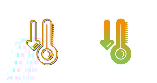Low Temperature Vector Icon